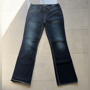 Silver Women's Slim Bootcut Fluid Jeans Size 32